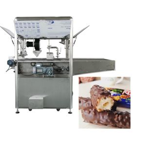 1200mm Width Pure Chocolate Enrober With Two Pumps And Cooling Tunnel