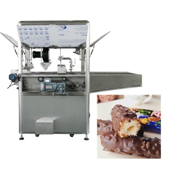 1200mm Width Pure Chocolate Enrober With Two Pumps And Cooling Tunnel