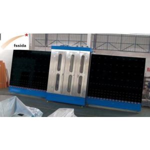 China 1500 Flat Glass Cleaning Drying Vertical Glass Washing Machine with PDA Certification on sale