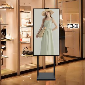 49" 2K 4K 1000-2500nits High Brightness Shop Window LCD Advertising Totem