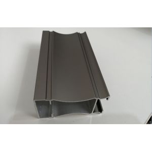 Matt Champagne Anodized Aluminum Window Profiles 6063 Extruded Profiles