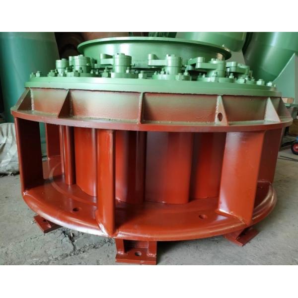 Quality 650kw Vertical Hydro Turbine Fixed Runner Blade Double Regulation System wholesale