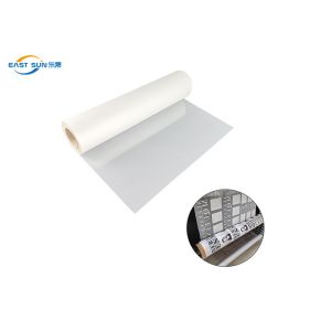 Stable Single Side Peeling DTF PET Film Perfect for Durable Heat Transfer Progress 0.075mm*60cm*100y