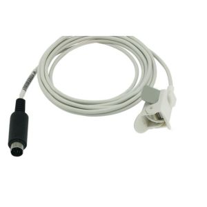 Plastic Clips Reusable SpO2 Sensor , Paediatric Sats Probe CE Approval
