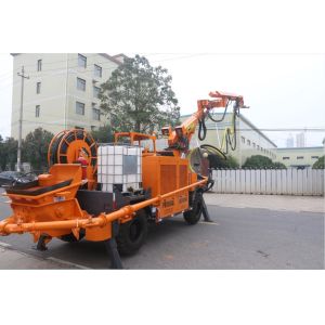 KC2515W Robotic Shotcrete Machine Wireless Remote Control 360 Rotation