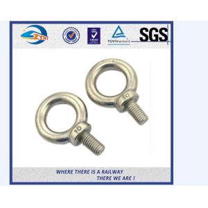 Cheap Customized M12 M14 M16 Durable Half Railway Bolt With Plain Surface for sale