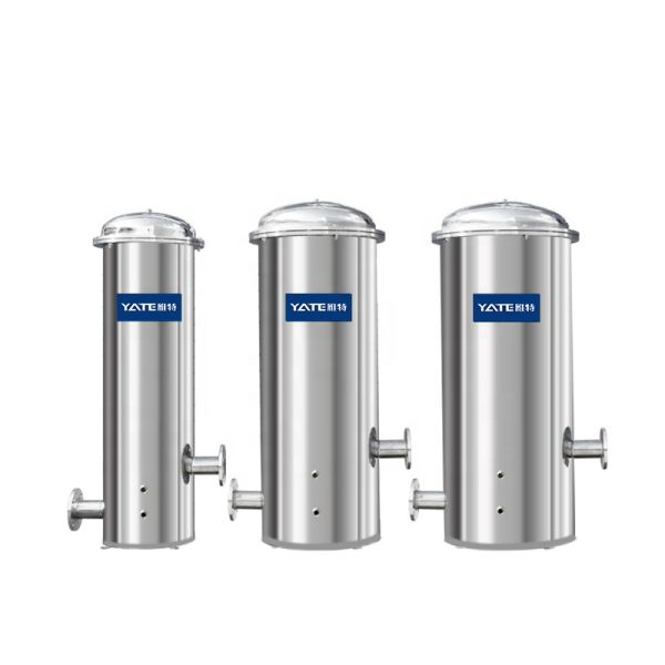 Quality Large Flow 0.1 Micron 10"20"30"40" Pleated Filter Cartridges with 0.6Mpa Stainless Steel Cartridge Filter Housing wholesale