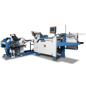Cheap High Precision Paper Folding Machine With Cross Folding Unit For Leaflet Folding for sale