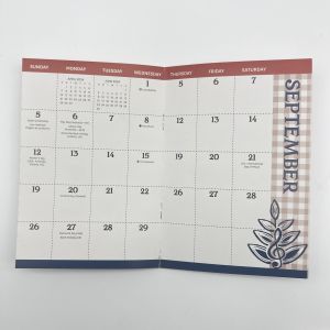 80 Pages Calendar Printing Services Monthly Pocket Calendar Planner With