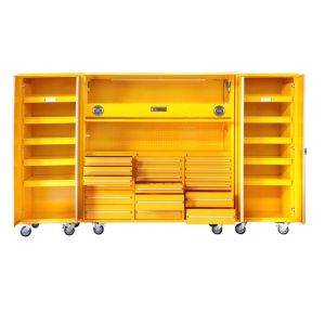 Drawer Mat Optional 72 Inch Mobile Tool Cabinet with 7 Drawers and 258 Tool