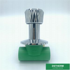 Cheap PPR Heat Insulation Plastic Stop Valve With Brass Cartridges for sale