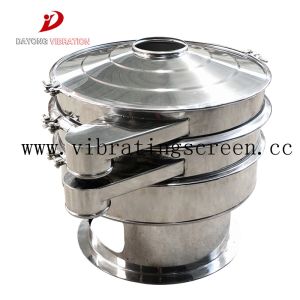 Food Grade Circular Motion Vibrating Screen , Rotary Stainless Steel Vibro Sieve