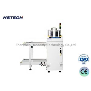 Push PCBs from Magazine to Downstream Conveyor with HS-330LD PCB Loader