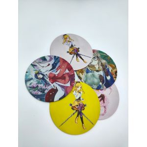 Anti Slip Coffee Table Cup Coaster 2D Design Inkjet Printing