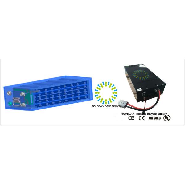 64V 60Ah Lithium Battery Packs For Electric Vehicles , Lithium Iron Phosphate