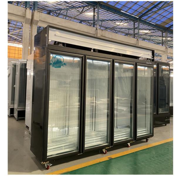 Quality Supermarket 1-2-3-4 Door Ice Cream Cooler Upright Freezer wholesale