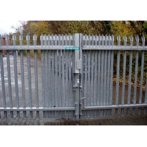 180cm Double Leaf Sliding Gate , 6m Length Galvanised Security Fencing