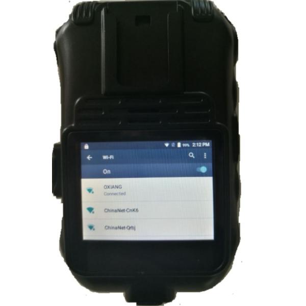 Portable Mini Wifi 4G Body Worn Camera 3600mAh Battery With Color CMOS Senosor