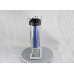 Floor mount 20'' big blue whole house water filter housings 1'' port with two