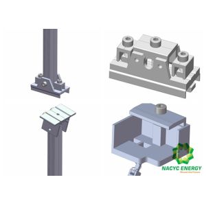 Ballasted Solar Mounting Systems Panel Modules System Roof Solar System 10kw On