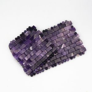 230*100mm Amethyst Eye Mask Reduce Wrinkles Fine Lines Jade Mask