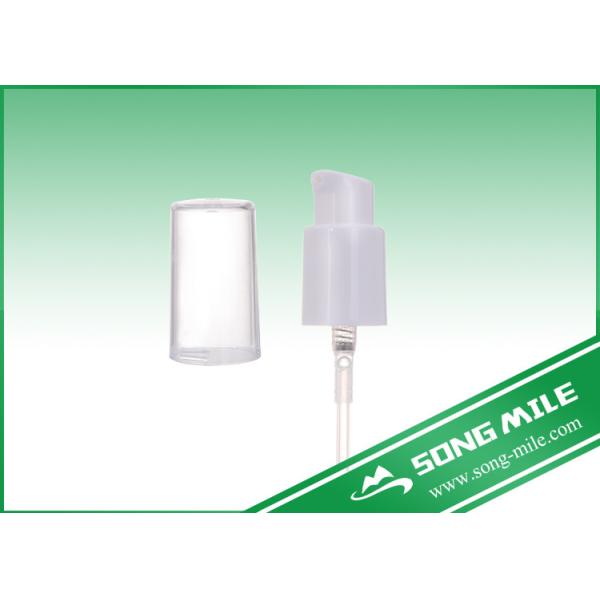 Quality 24/410,28/410 PP  White  Plastic Cream Dispenser with Whole Cap wholesale