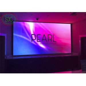 High refresh rate 3840 hz indoor P 3 LED display mounted on the wall for