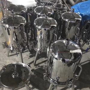 Cheap Mirror Polished Industrial Cartridge Air Filters with 2 Inlet/Outlet for sale