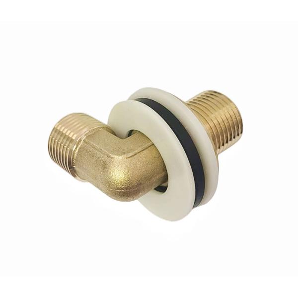 Quality CNC Lead Free Brass 1/2 NPT 90 Degree Elbow With Different Gasket wholesale