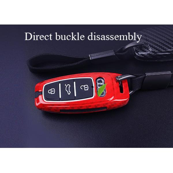 Audi Carbon Fiber Car Key Case