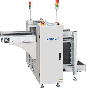 Cheap Fully Automatic PCB Loader And Unloader Dual Track With LED Touch Screen SMEMA Interface for sale