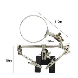 Worktable Welding Magnifier Electric Soldering Iron Shelf Base
