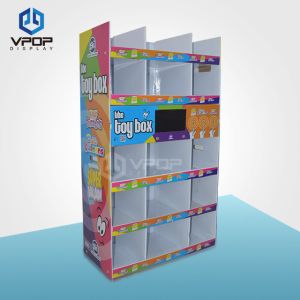 Glass Cup Portable Cardboard POS Displays Colourful Recycled Saving Power
