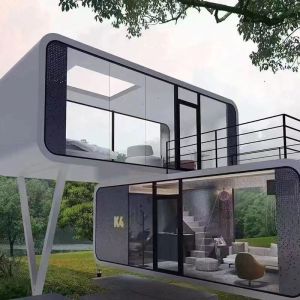 Galvanized Steel Frame Modern Container House for Garden Pod Capsule and Apple