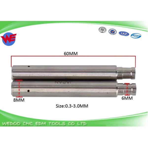 Quality Stainless ceramics Pipe Guide Z140 For EDM Drill Machine 8*6*60mmL 0.1mm-3.2mm wholesale