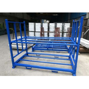 Multi Tier Blue Color Industrial Storage Rack , Tyre Racking System Q235B Cold