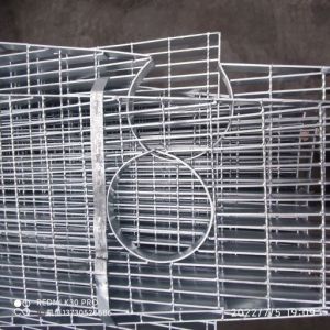 Silver Special Shaped Steel Metal Grating Customized
