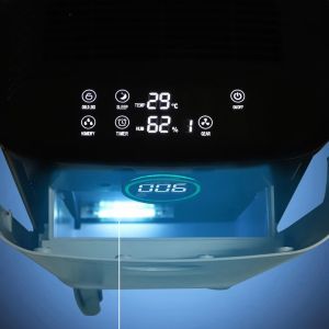 Home UV Lamp Personal 2-in-1 Hybryid Air Purifier Washer and Humidifier Control