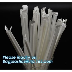 Cheap Biodegradable and compostable food grade PLA plastic drinking straw, individual pack,Eco-friendly biodegradable plastic for sale