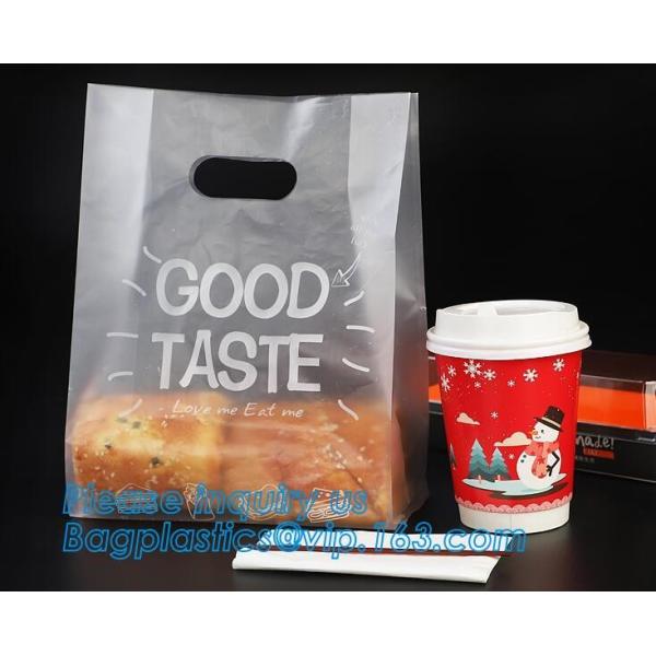 Quality Customized Small Sealed Bakery Food Packing Poly Lined Snack Paper Bag With Clear Window For Cookies, bagease, bagplasti wholesale
