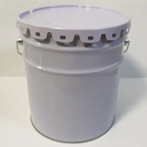 Customized Volume Iron Rustproofing Cask Iron Plating Metal Paint Can With Lid
