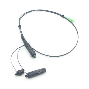 FTTH Drop Cable With 2 in 1 Fast Connector