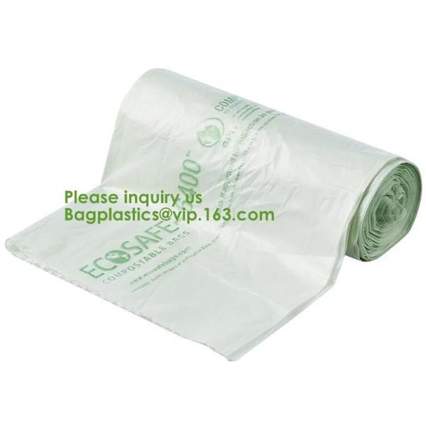 cornstarch made 100% biodegradable compostable custom printed t-shirt plastic