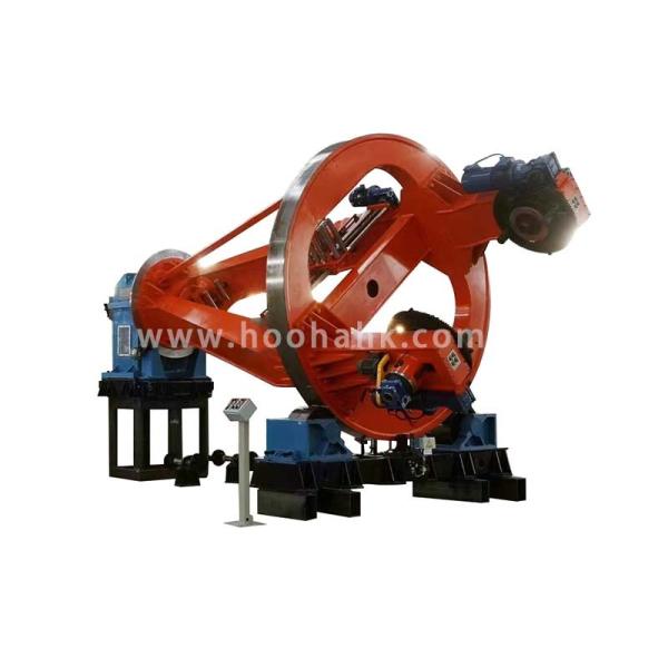High section electrical conductor stranding machine 2500 type CPD Drum twister