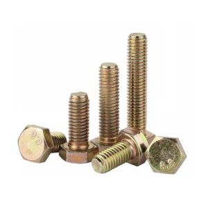 OEM/ODM Hex Head Bolts with Galvanized/HDG/Black/Blue Zinc Plated Finish and M8