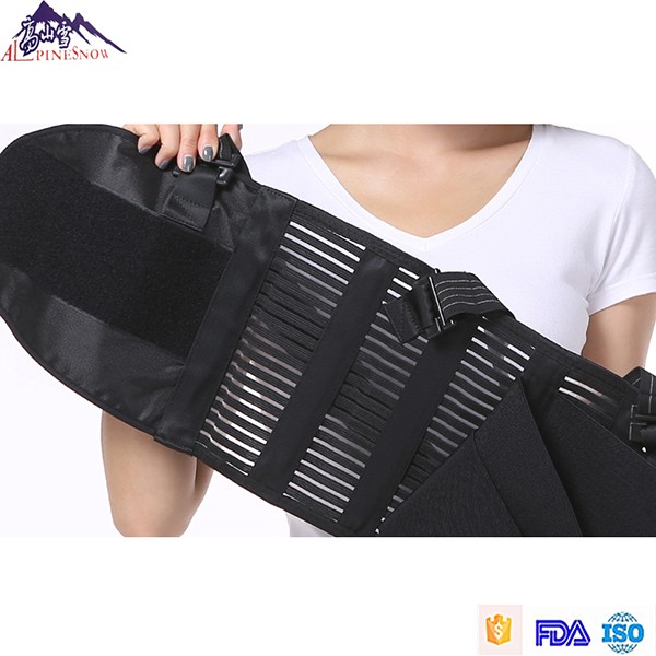 Customized Size Lumbar Support Brace / Waist Protection Belt With Suspenders