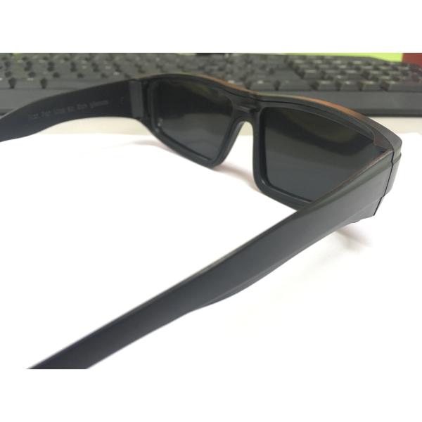Black Silver Color Solar Viewing Glasses , Anti Scratch Sun Viewing Glasses Density 5