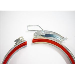 Manual Operation Quick Release Pipe Clamp Gas Transportation Seamless Connection