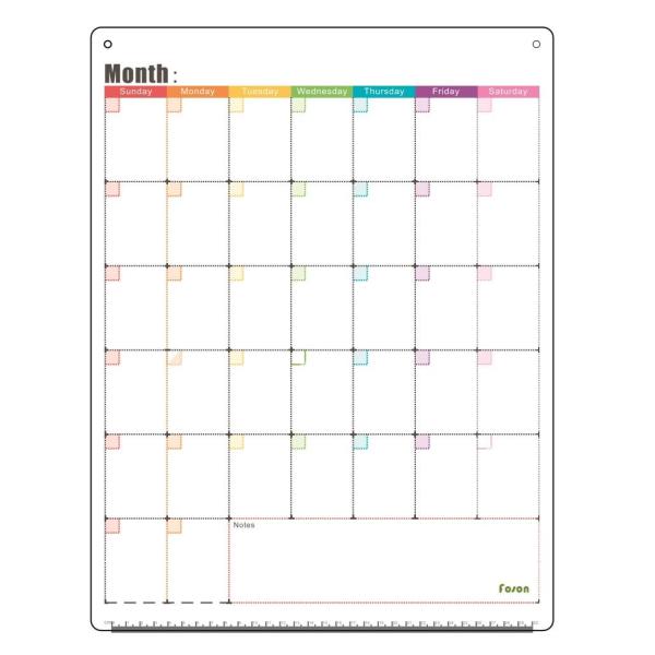 Quality Vertical Whiteboard Calendar For Fridge Magnetic Fridge Monthly Planner wholesale