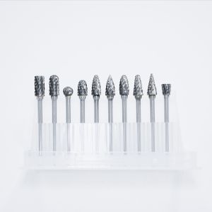 6mm Double Groove Carbide Rotary Burr with 10 Different Shapes for Stainless